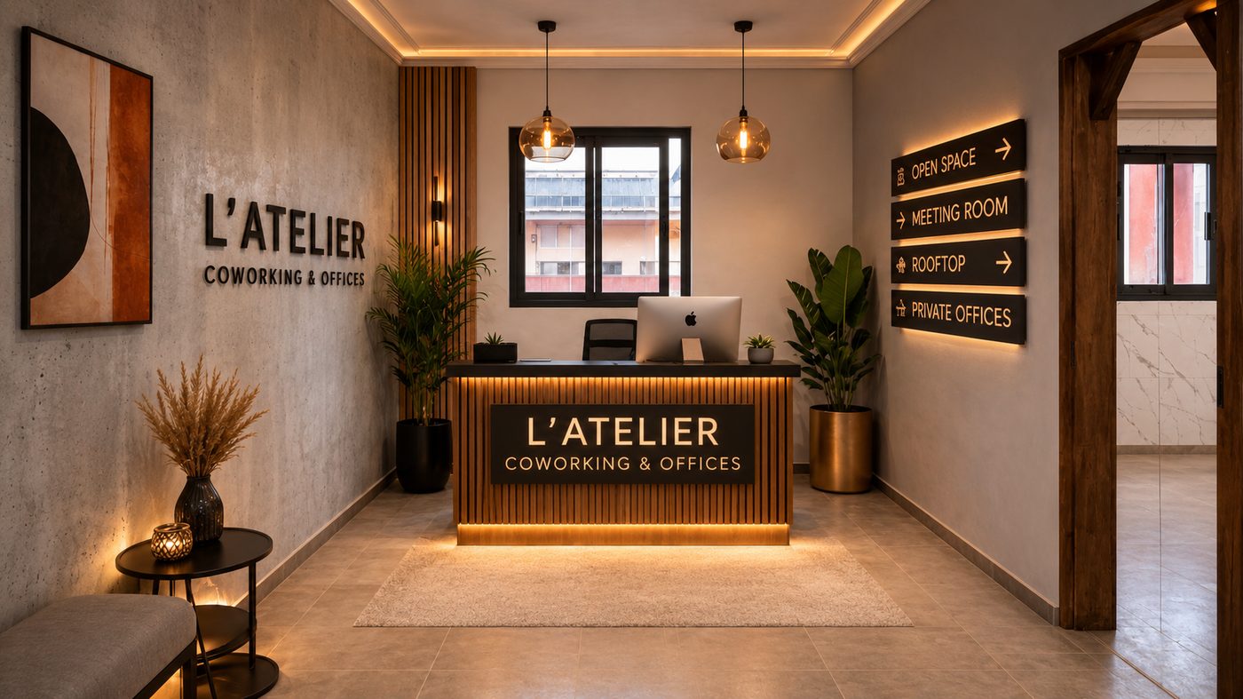 L'Atelier — accueil coworking & offices