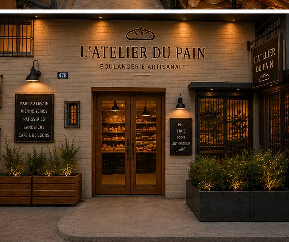 Devanture de L'Atelier du Pain